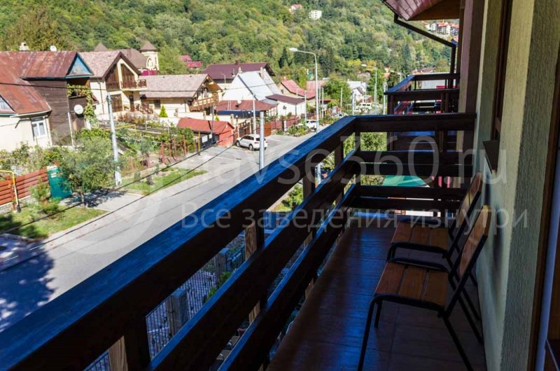 Балкон в гостинице Apart в Сочи, Красная поляна