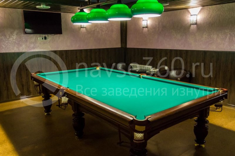 Бильярд в гостинице Apart в Сочи, Красная поляна